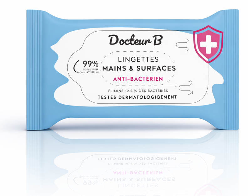 Lingettes rafraîchissantes x15 Docteur B