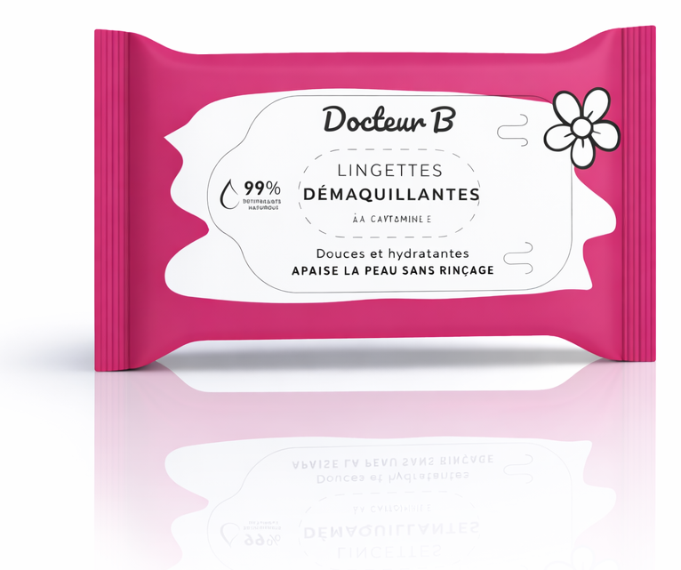 Lingettes démaquillantes x15 Docteur B