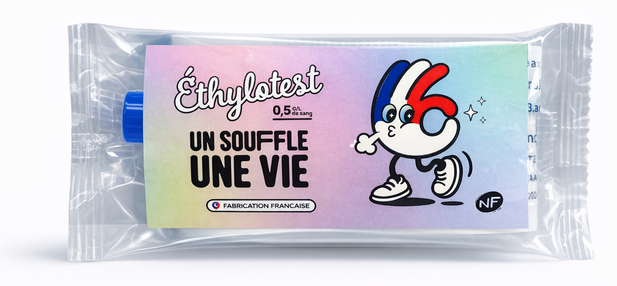 Éthylotest à usage unique