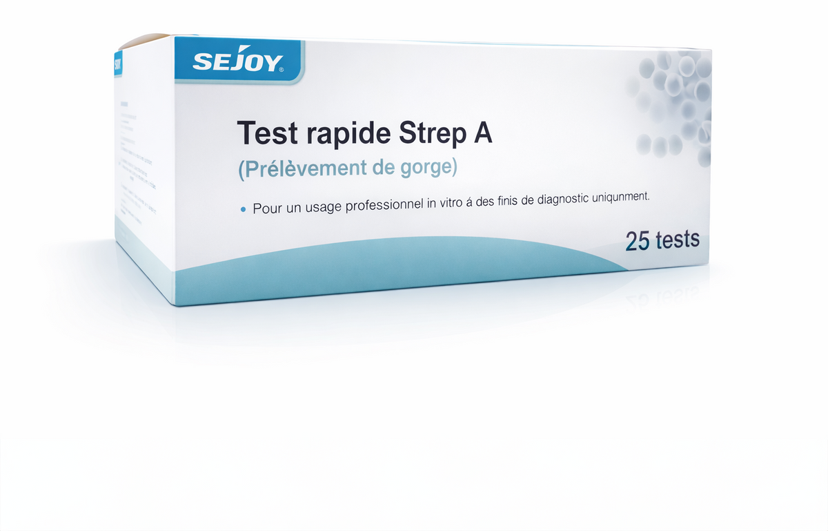 Boîte de 25 tests TROD angine