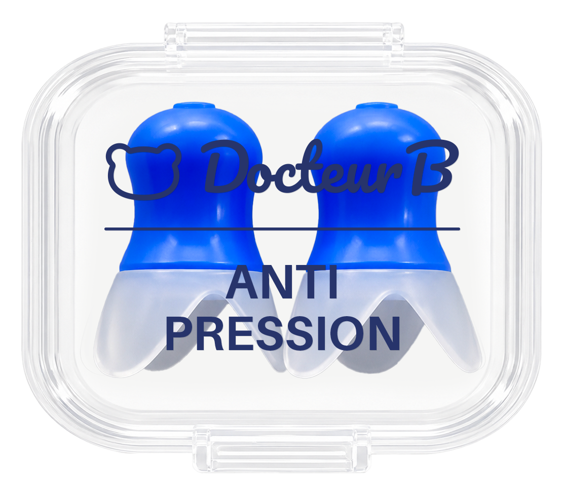 Bouchons d'oreilles anti-pression avion x1 paire Docteur B