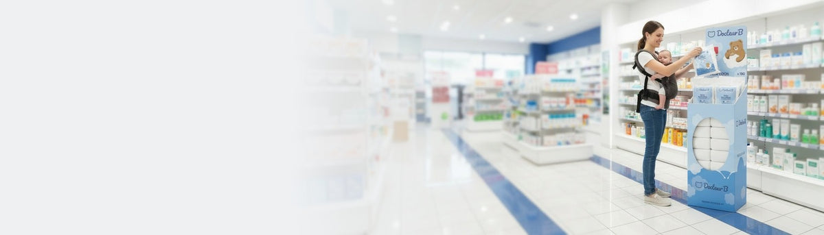 120 sachets achetés,<br>le présentoir offert. — Docteur B, produits de santé pour l’officine