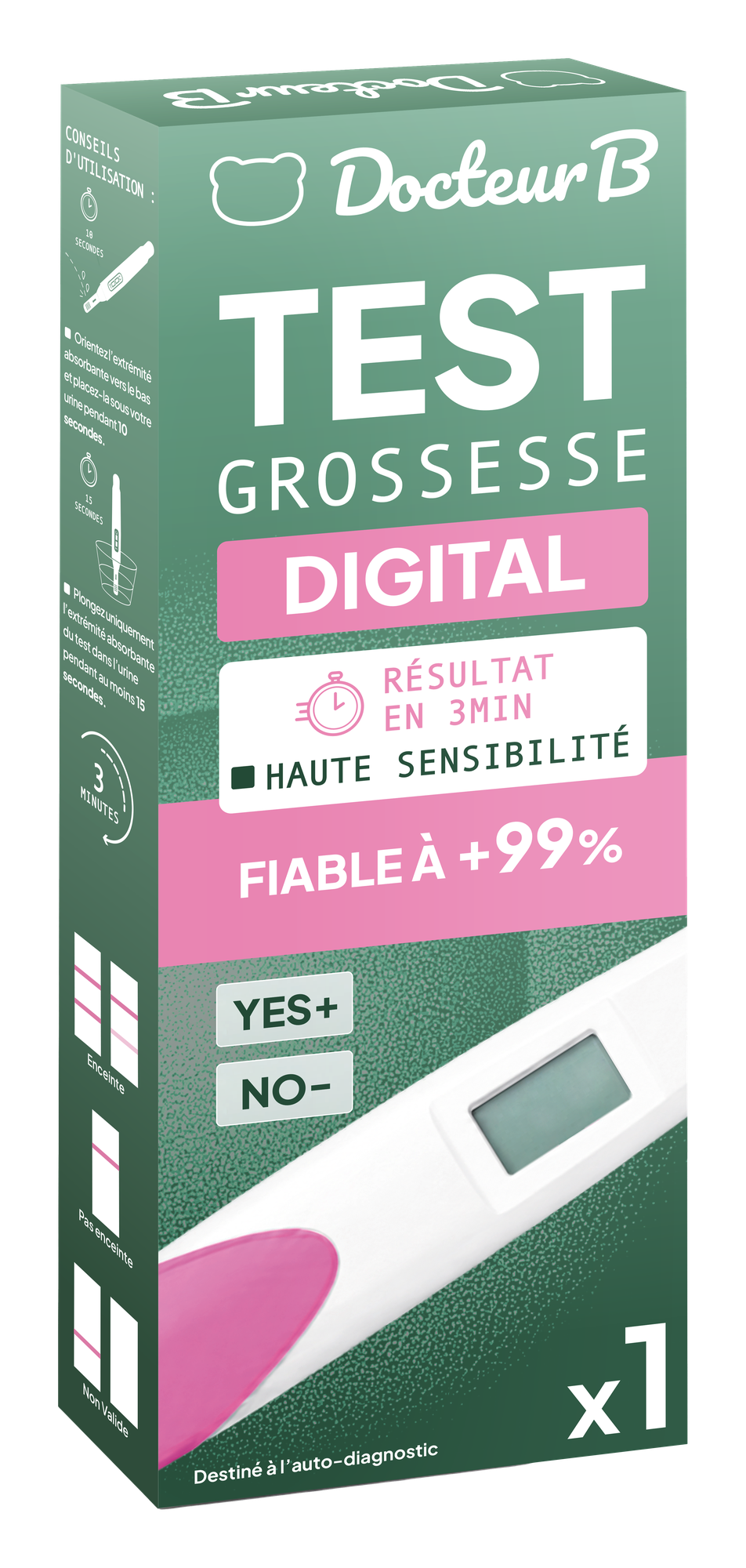 Test de grossesse digital