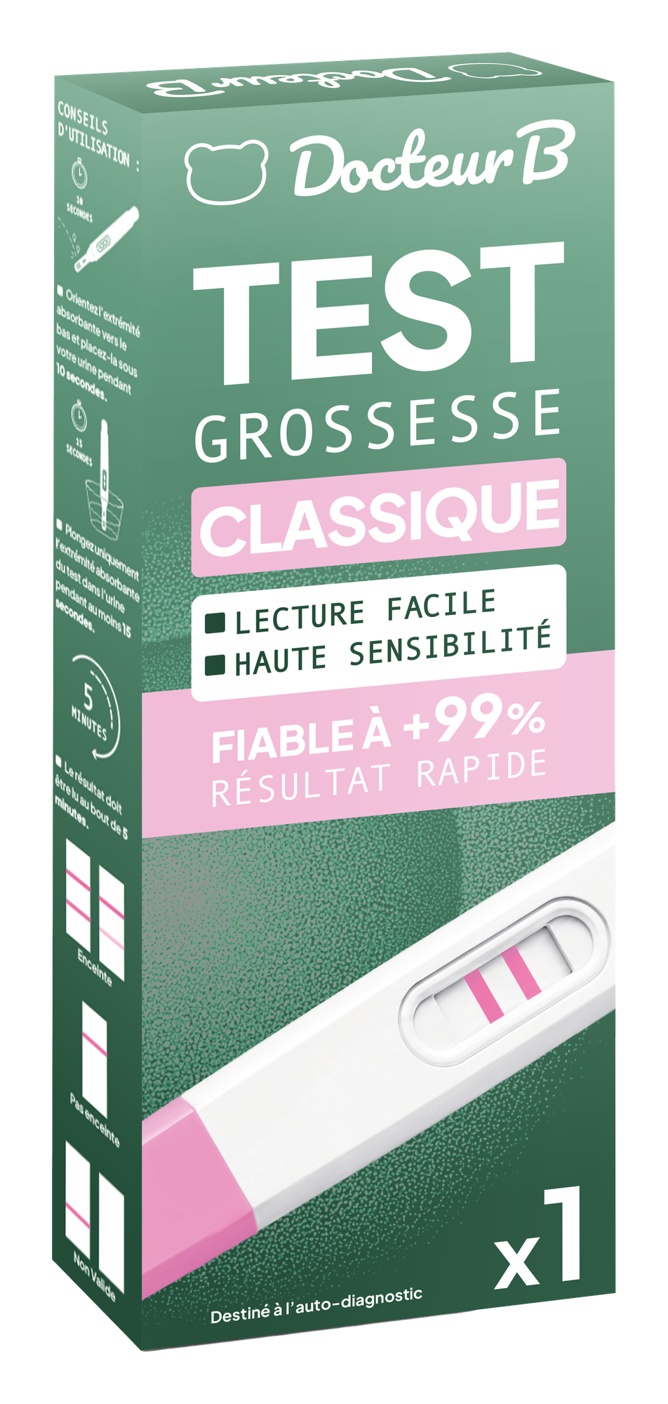 Test de grossesse boîte 1 Docteur B