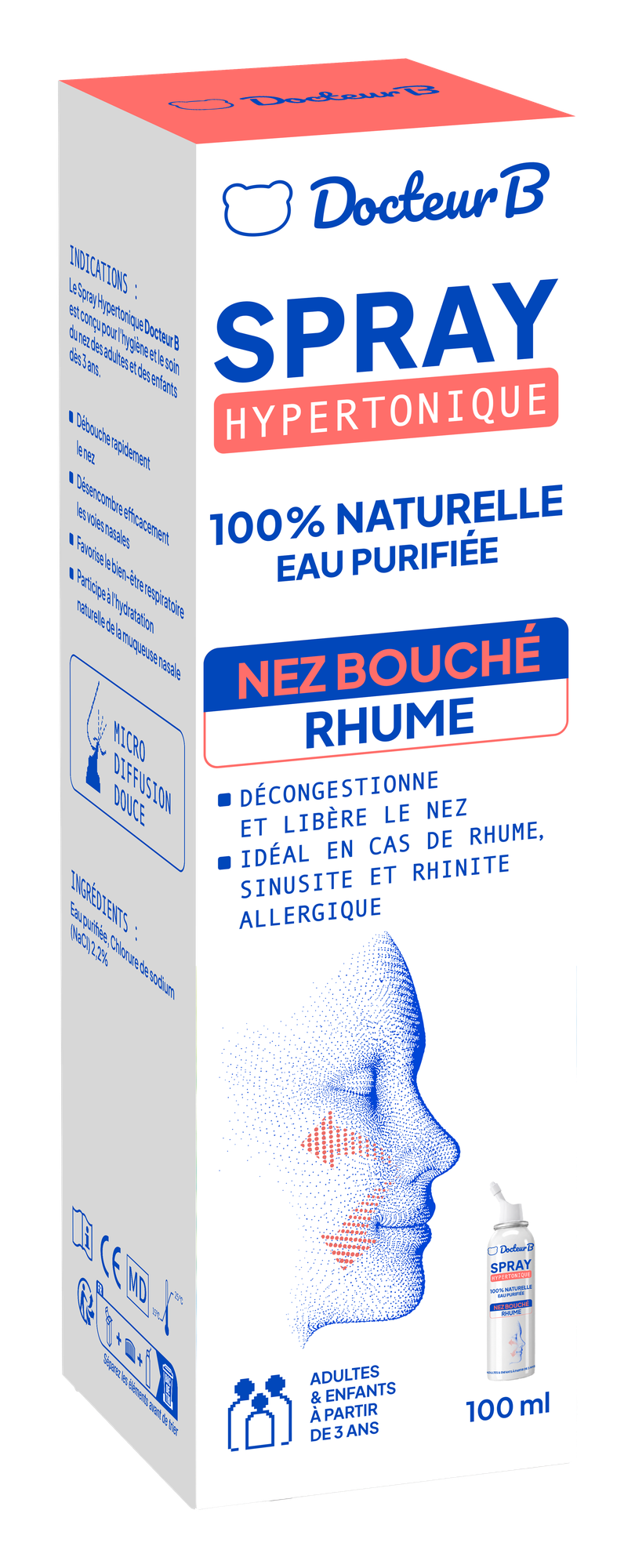 Spray hypertonique 100 ml Docteur B