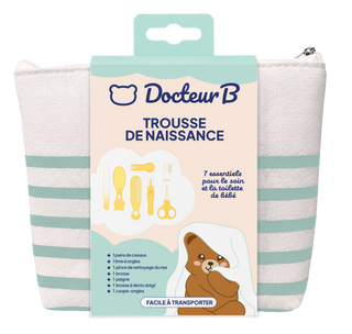 Trousse de soin bébé 9 pièces Vert