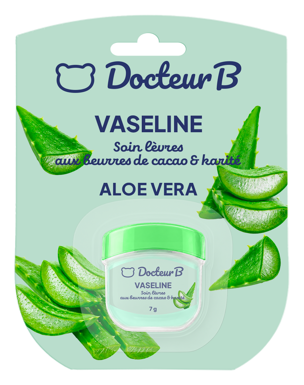 Pot de vaseline - format poche aloe vera
